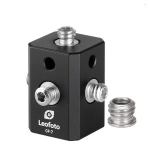 Leofoto CF-7 Universal adapter UNC 1/4 + fem skruvar