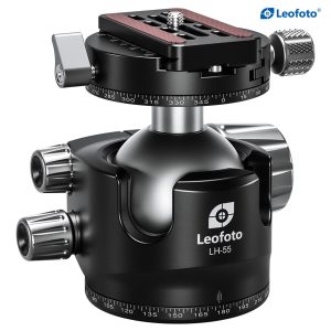 Leofoto kulled LH-55R+RH-3 med panoreringsfäste