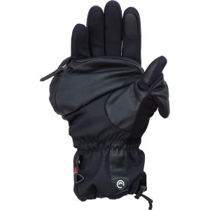 Vallerret Skadi Zipper Mitt LRS: Black
