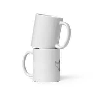 Vit kaffemugg